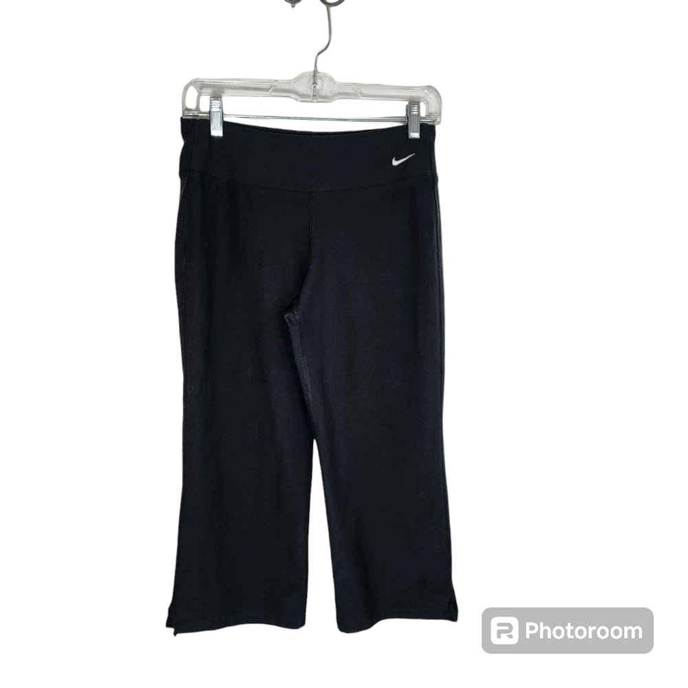 Womens Nike Capri Crop Pants Size Small Black